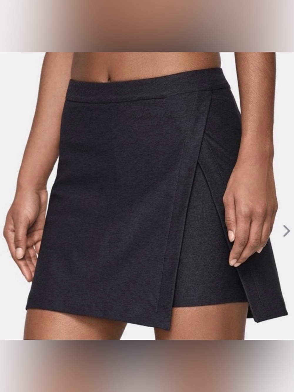 Outdoor Voices Charcoal Tennis Skirt